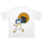 ヨープキャンが気になったのせんべいねこ オーバーサイズTシャツ