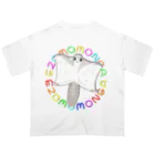 LalaHangeulのEZOMOMONGA(エゾモモンガさん) Oversized T-Shirt