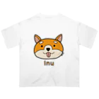 MrKShirtsのInu (犬) 色デザイン Oversized T-Shirt