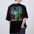 Ａ’ｚｗｏｒｋＳの宇宙人類皆兄弟 VERTICAL Oversized T-Shirt