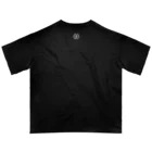 SOULBLAMEのRABBIT LOGO WHITE IN BLACK Oversized T-Shirt