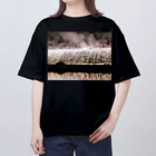 空屋　sorayakusakaの201908171901001　新釧路川仕掛け花火 オーバーサイズTシャツ