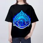 Ａ’ｚｗｏｒｋＳの火焔光背 蒼炎（日本語コレクション） Oversized T-Shirt