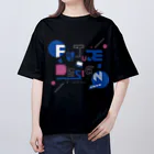 FUTURE VIBES DESIGNのFUTURE DESIGN FUTURE MUSIC オーバーサイズTシャツ