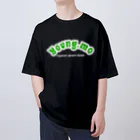 young.moのCOLLEGE LOGO BLACK オーバーサイズTシャツ