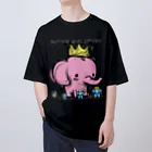 異世界商店のキング象 オーバーサイズTシャツ