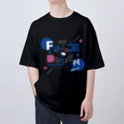 FUTURE VIBES DESIGNのFUTURE DESIGN FUTURE MUSIC オーバーサイズTシャツ