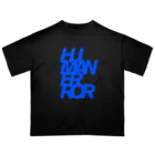 HUMANERRORのHUMANERROR BIG T BLUE オーバーサイズTシャツ