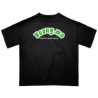 young.moのCOLLEGE LOGO BLACK Oversized T-Shirt