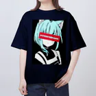 HTNSCMRSAS（shiroen）の電脳猫耳少女 Oversized T-Shirt