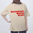 Brrravooo! SucculentsWorksCraftのSWCロゴオーバーサイズT W＆B Oversized T-Shirt