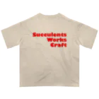 Brrravooo! SucculentsWorksCraftのSWCロゴオーバーサイズT W＆B オーバーサイズTシャツ