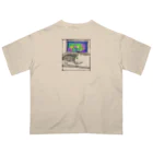 9livesworkの星雲ねこ Oversized T-Shirt