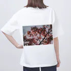 ばやし/8845の8845-sakura Oversized T-Shirt