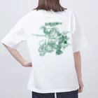 似顔絵 オーダーメイド展開／たんねん工房の福井さん／ご依頼デザイン Oversized T-Shirt