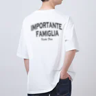 Kicks FamのIMPORTANTE-FAMIGLIA　ひげめがね オーバーサイズTシャツ