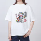 旅猫王子れぉにゃん👑😼公式(レイラ・ゆーし。)の夏のマリン☆れぉにゃん オーバーサイズTシャツ