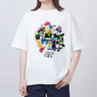 hilo tomula トムラ ヒロのMade Of CMC  Color Oversized T-Shirt