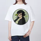 めがねのひとの限界ヲタクのアイコン Oversized T-Shirt