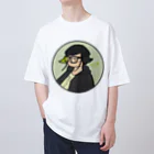 めがねのひとの限界ヲタクのアイコン Oversized T-Shirt