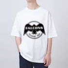 Personal Gym FALCONSのチームFALCONSブラック オーバーサイズTシャツ