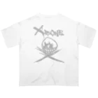 Ａ’ｚｗｏｒｋＳのRAKUGAKIXBONE WHTCAM オーバーサイズTシャツ