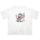 旅猫王子れぉにゃん👑😼公式(レイラ・ゆーし。)の夏のマリン☆れぉにゃん Oversized T-Shirt