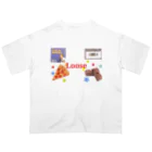 Looseのピザパアメリカン オーバーサイズTシャツ