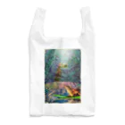 Laugh Rain LaboのFrog imagines the world. Reusable Bag