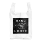 hang looseのハングルースBLACK エコバッグ