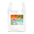 sandy-mのサンセットビーチでカクテルを Reusable Bag