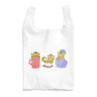 筆ぺん デザイン ショップのトラの三兄弟 Reusable Bag