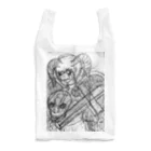 PURIN Deathの悪魔 Devil boy  白 Reusable Bag