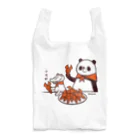 キッチュのパンダのおはなし　ザリガニ食べよ！パンダとワニ Reusable Bag