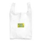 サトオのPEACE LOVEピースマーク（Peace symbol）ウクライナ色 Reusable Bag