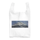 下田村の冠雪した富士山 エコバッグ