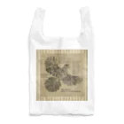 雁花工房（寄付アイテム販売中です）のWild plants of HOTOKENUMA-wetlands（黒線） Reusable Bag