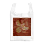 雁花工房（寄付アイテム販売中です）のWild plants of HOTOKENUMA-wetlands（背景ダークレッド） Reusable Bag