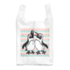 penguininkoの仲良く鳴き合うケープペンギン🐧背景ありB Reusable Bag