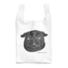 shishimaru-gmenの黒パグちゃん Reusable Bag