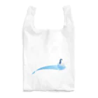 雑貨屋きゅう＠suzuri支店の氷とペンギン（1羽） Reusable Bag