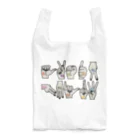 うめぼしととまととごはん。のあかさたなはまやらわ。 Reusable Bag