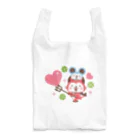 ミニマムユニヴァース@SUZURIのデビねこくんとデビねずちゃん エコバッグ ハート Reusable Bag