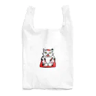 ナウい6Tショップの【前田デザイン室 ニャン-T プロジェクト】正座待機 Reusable Bag