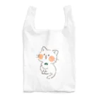 *hanami*のおすわりにゃんこ。 Reusable Bag