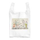 まんぷくらっこのチンアナゴファミリーの楽しい外食 Reusable Bag