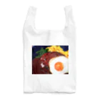 sasa-koの目玉焼きのせハンバーグ Reusable Bag