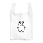 クマのポッキーのモノクロ Reusable Bag