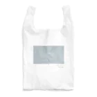 rilybiiのgray blue tulip , logo Reusable Bag