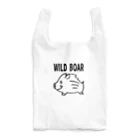 イノシシライフ INOsisiLIFEの「WILD BOAR」(黒線) Reusable Bag
